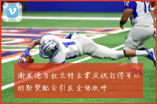 谢泼德与杜兰特击掌庆祝打得可以的默契配合引发全场欢呼